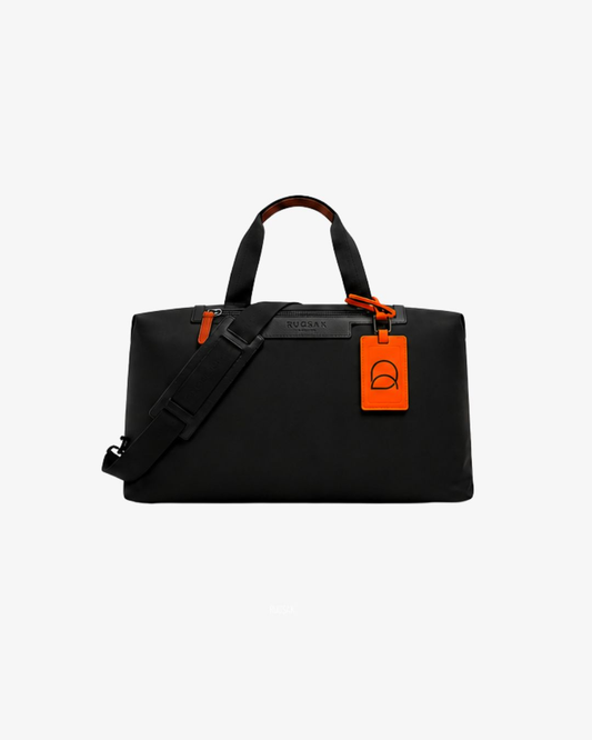 RUGSAK Urban Weekender Tote Duffel Black / Orange Accent
