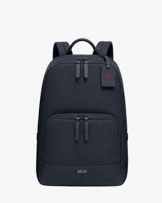 RUGSAK Classic Heritage Backpack Navy Blue