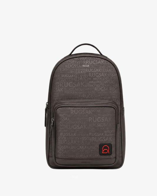 Signature Monogram Laptop Backpack – Navy